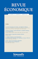 Revue économique 74-2, mars 2023